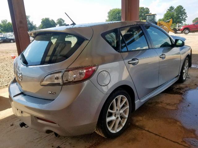 JM1BL1L53C1700395 - 2012 MAZDA 3 S SILVER photo 4