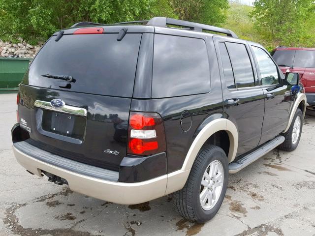 1FMEU74E59UA37779 - 2009 FORD EXPLORER E BLACK photo 4