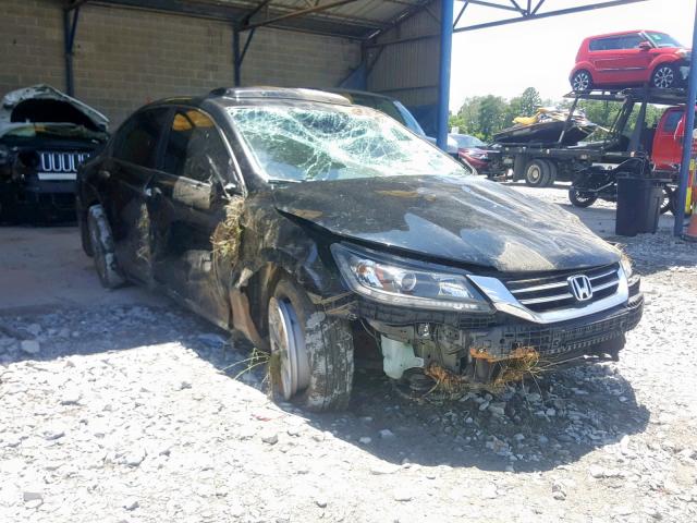 1HGCR2F81EA202554 - 2014 HONDA ACCORD EXL BLACK photo 1