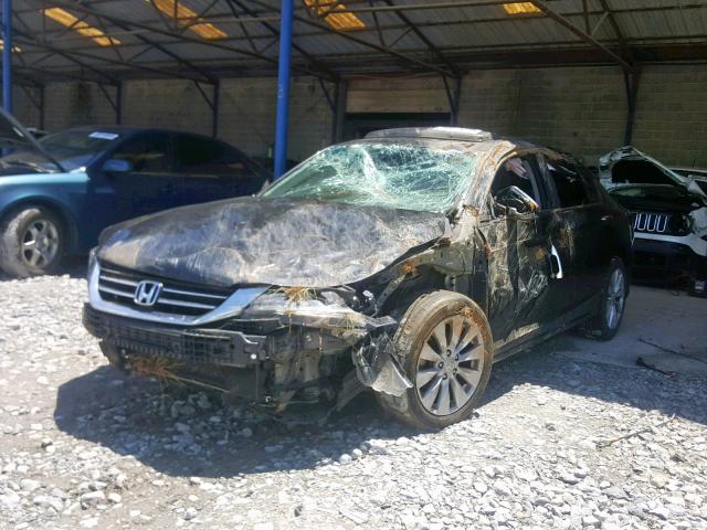 1HGCR2F81EA202554 - 2014 HONDA ACCORD EXL BLACK photo 2