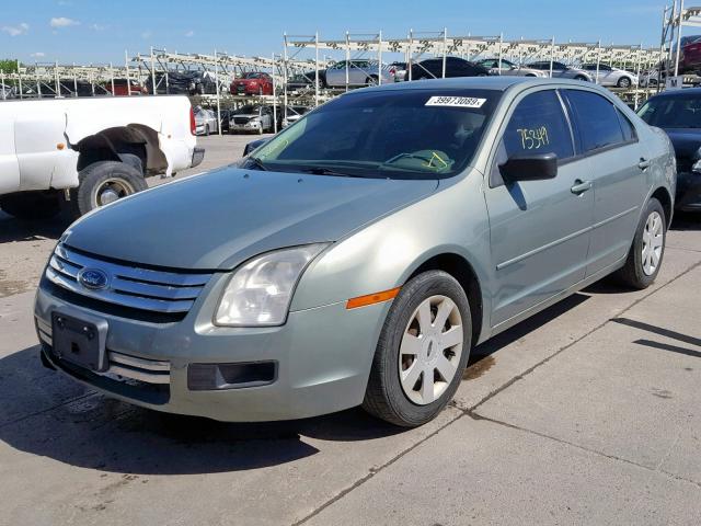 3FAHP06Z08R124517 - 2008 FORD FUSION S GREEN photo 2