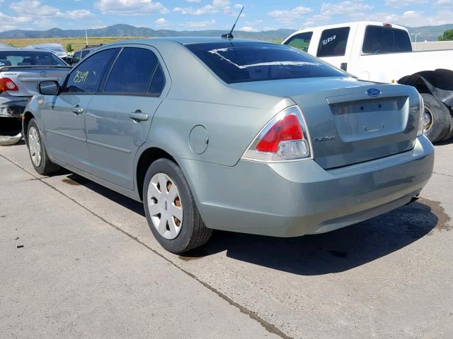 3FAHP06Z08R124517 - 2008 FORD FUSION S GREEN photo 3