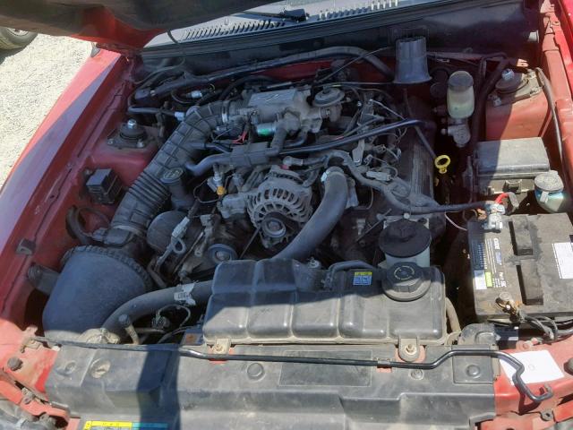 1FAFP42X42F123782 - 2002 FORD MUSTANG GT RED photo 7