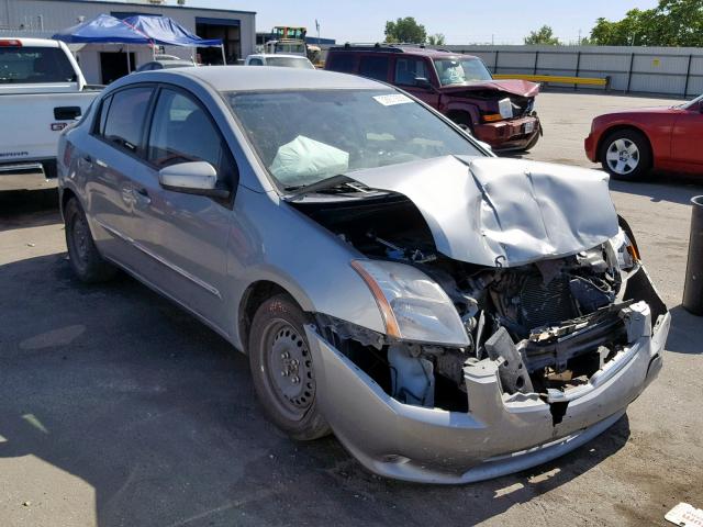 3N1AB6AP4CL607767 - 2012 NISSAN SENTRA 2.0 GRAY photo 1