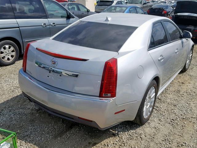 1G6DG5EY7B0134745 - 2011 CADILLAC CTS LUXURY SILVER photo 4