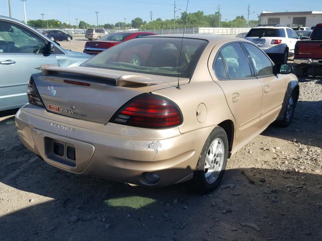 1G2NF52E84C244434 - 2004 PONTIAC GRAND AM S GOLD photo 4