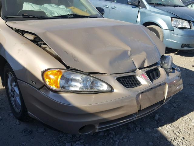 1G2NF52E84C244434 - 2004 PONTIAC GRAND AM S GOLD photo 9