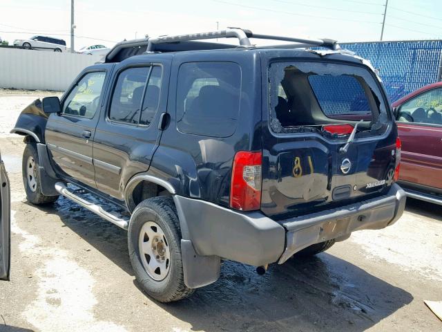 5N1DD28T52C595974 - 2002 NISSAN XTERRA XE BLACK photo 3