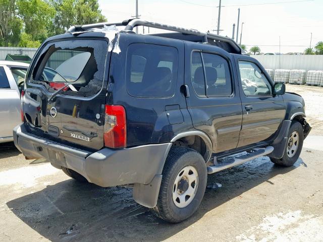 5N1DD28T52C595974 - 2002 NISSAN XTERRA XE BLACK photo 4