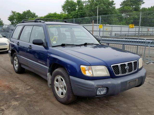 JF1SF63561H719523 - 2001 SUBARU FORESTER L BLUE photo 1