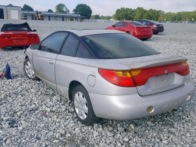 1G8ZR12711Z227976 - 2001 SATURN SC2 SILVER photo 3