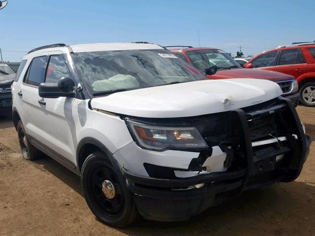 1FM5K8ARXGGC93463 - 2016 FORD EXPLORER P WHITE photo 1