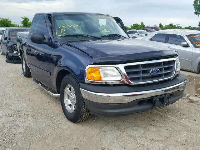 2FTRX17W54CA37949 - 2004 FORD F-150 HERI BLUE photo 1