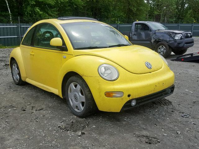 3VWCA21C6YM487970 - 2000 VOLKSWAGEN NEW BEETLE Gelb Foto 1