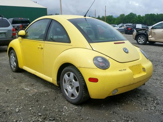 3VWCA21C6YM487970 - 2000 VOLKSWAGEN NEW BEETLE Gelb Foto 3