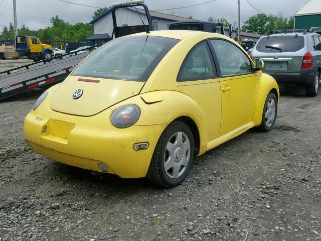 3VWCA21C6YM487970 - 2000 VOLKSWAGEN NEW BEETLE Gelb Foto 4