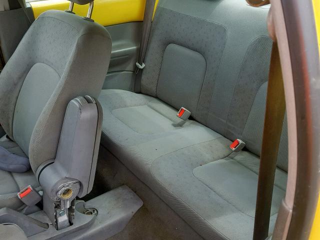 3VWCA21C6YM487970 - 2000 VOLKSWAGEN NEW BEETLE Gelb Foto 6