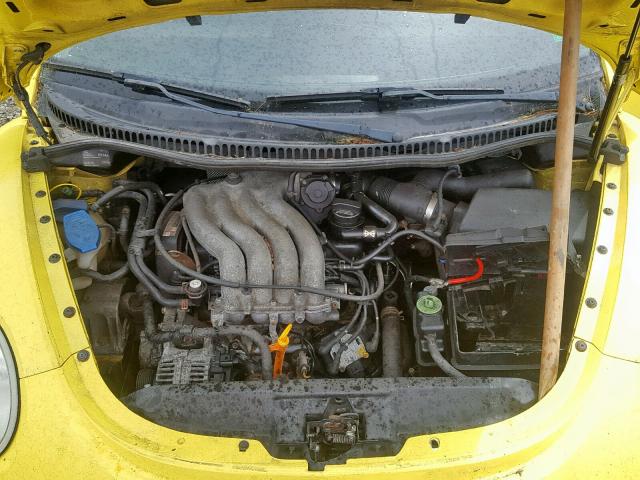 3VWCA21C6YM487970 - 2000 VOLKSWAGEN NEW BEETLE Gelb Foto 7