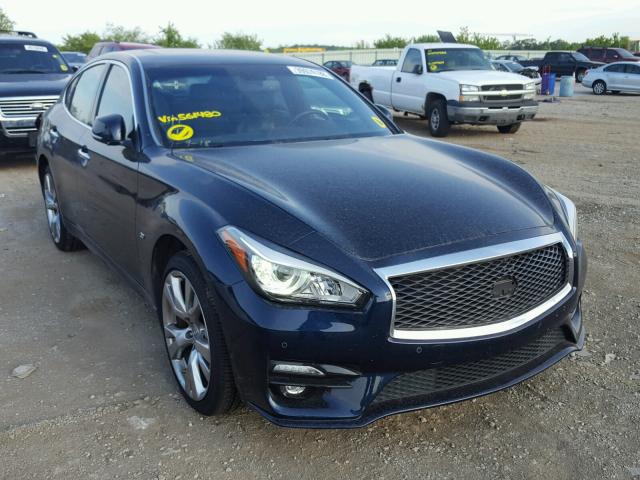 JN1BY1AR3FM561480 - 2015 INFINITI Q70 3.7 BLUE photo 1