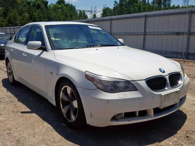 WBANE535X7CW67353 - 2007 BMW 525 I WHITE photo 1