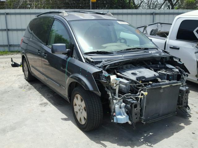 5N1BV28U66N112774 - 2006 NISSAN QUEST S BLUE photo 1