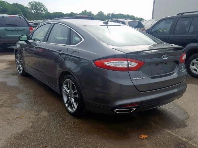 3FA6P0K94FR280151 - 2015 FORD FUSION TIT GRAY photo 3