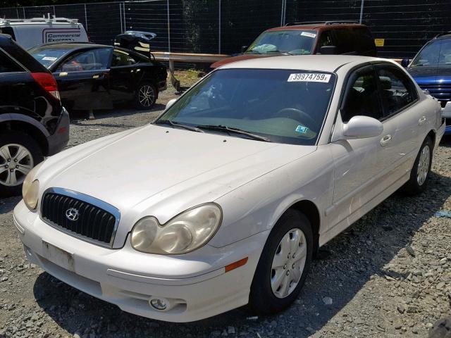 KMHWF25S74A058682 - 2004 HYUNDAI SONATA GL WHITE photo 2