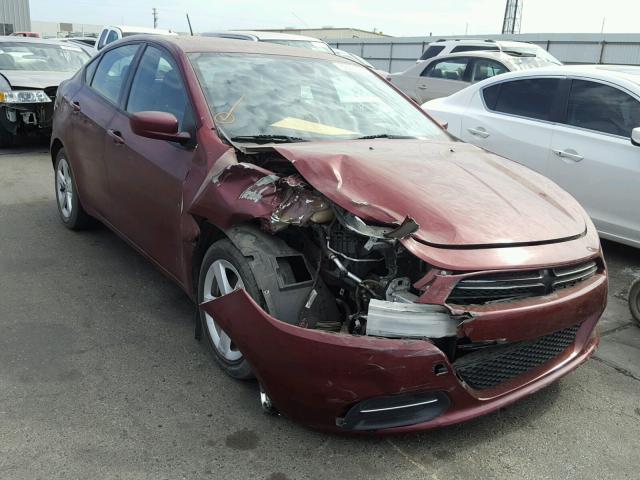 1C3CDFBB1FD279368 - 2015 DODGE DART SXT MAROON photo 1