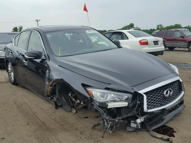 JN1EV7AR5JM432268 - 2018 INFINITI Q50 LUXE BLACK photo 1