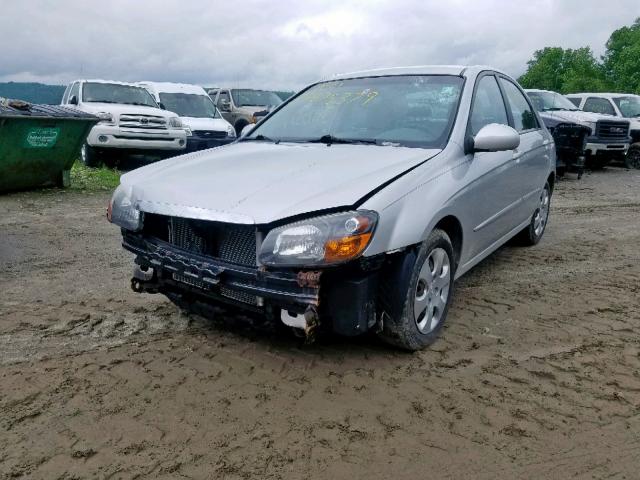 KNAFE222795640998 - 2009 KIA SPECTRA EX SILVER photo 2