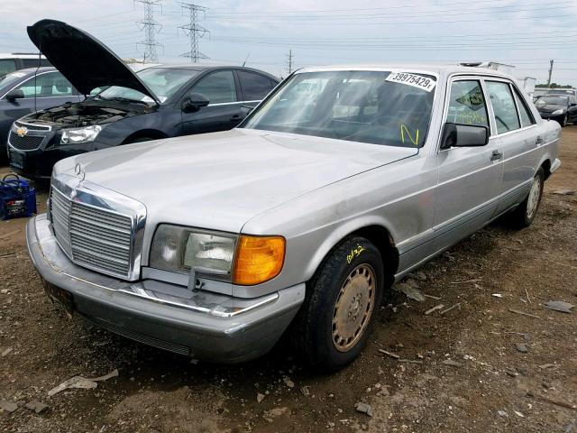 WDBCB25D4HA317914 - 1987 MERCEDES-BENZ 300 SDL SILVER photo 2