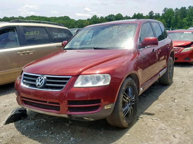 WVGZG77L65D071579 - 2005 VOLKSWAGEN TOUAREG 3. BURGUNDY photo 2