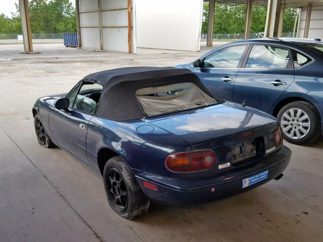 JM1NA3530T0717803 - 1996 MAZDA MX-5 MIATA BLUE photo 3