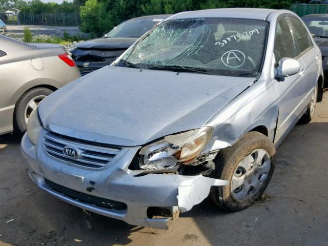 KNAFE121375450596 - 2007 KIA SPECTRA EX BLUE photo 9