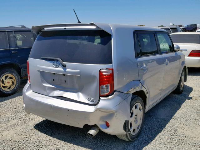 JTLZE4FE2B1124517 - 2011 TOYOTA SCION XB 银色 照片 4