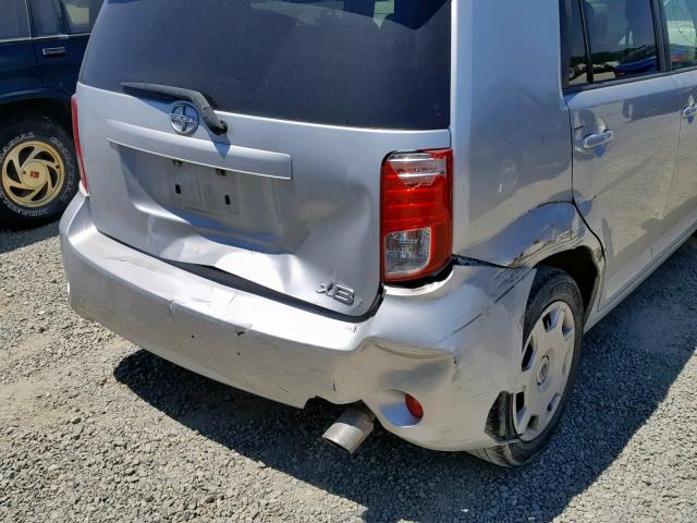 JTLZE4FE2B1124517 - 2011 TOYOTA SCION XB 银色 照片 9
