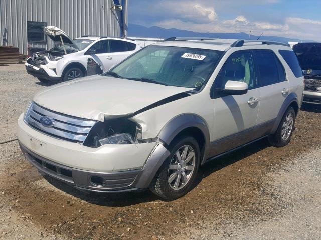 1FMDK05W08GA04282 - 2008 FORD TAURUS X S SILVER photo 2