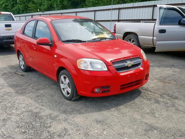 KL1TD56688B159544 - 2008 CHEVROLET AVEO BASE Qırmızı foto 1