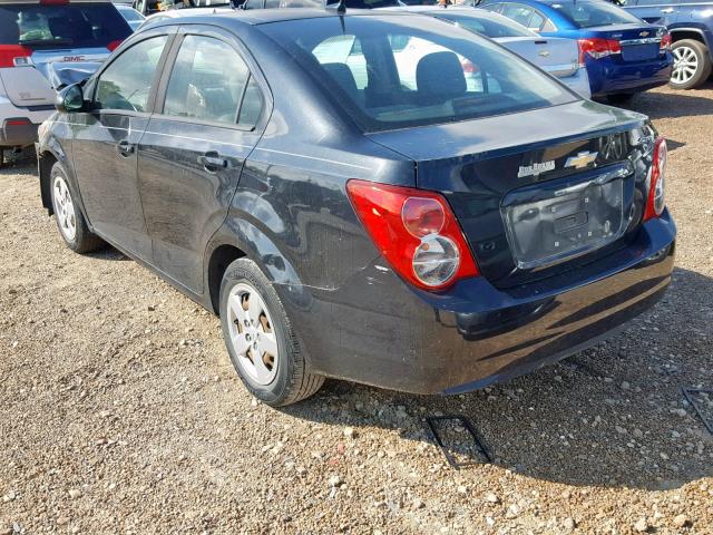1G1JA5SH6D4209641 - 2013 CHEVROLET SONIC LS BLACK photo 3