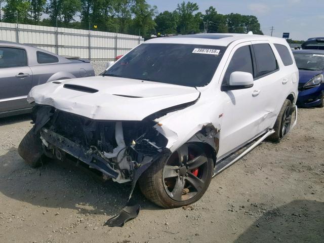 1C4SDJGJ6JC172647 - 2018 DODGE DURANGO SR WHITE photo 2