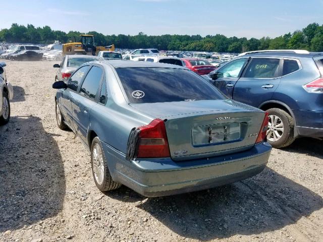 YV1TS92D331304167 - 2003 VOLVO S80 BLUE photo 3