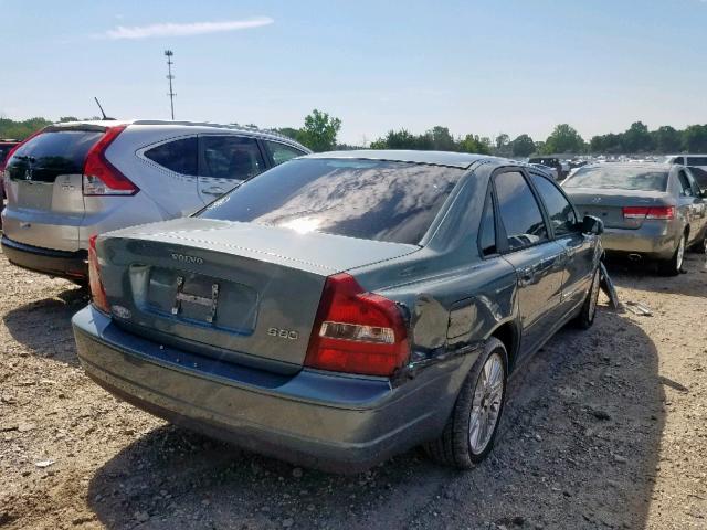 YV1TS92D331304167 - 2003 VOLVO S80 BLUE photo 4