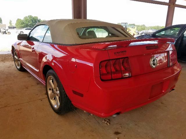 1ZVHT85H065162484 - 2006 FORD MUSTANG GT RED photo 3