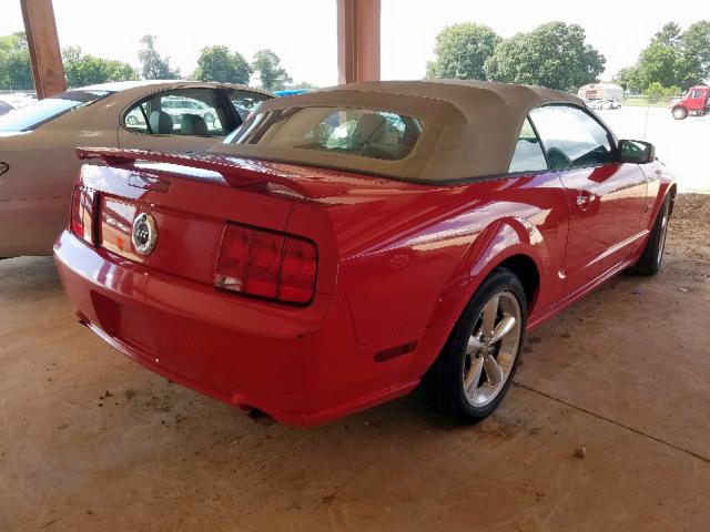 1ZVHT85H065162484 - 2006 FORD MUSTANG GT RED photo 4