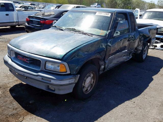 1GTCS19X3T8515450 - 1996 GMC SONOMA GREEN photo 2