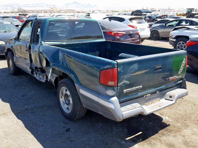 1GTCS19X3T8515450 - 1996 GMC SONOMA GREEN photo 3