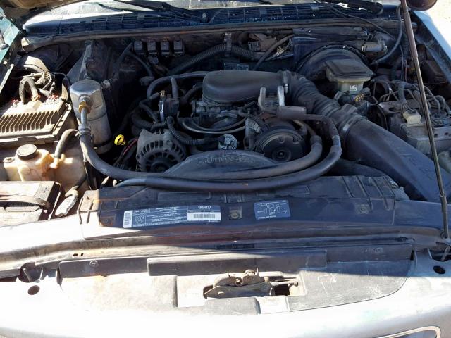 1GTCS19X3T8515450 - 1996 GMC SONOMA GREEN photo 7