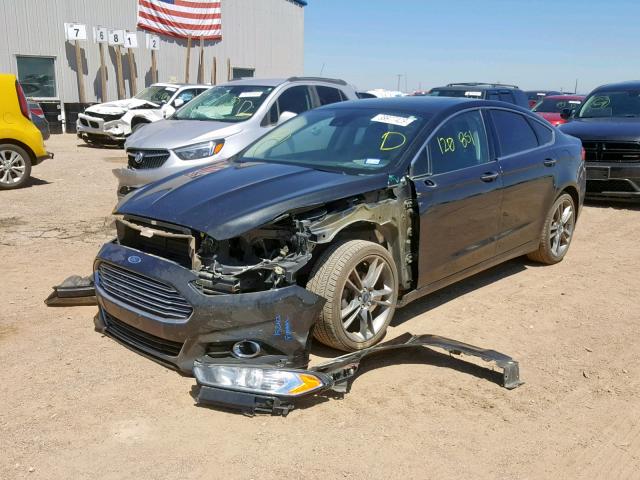 3FA6P0K90DR132799 - 2013 FORD FUSION TIT BLACK photo 2