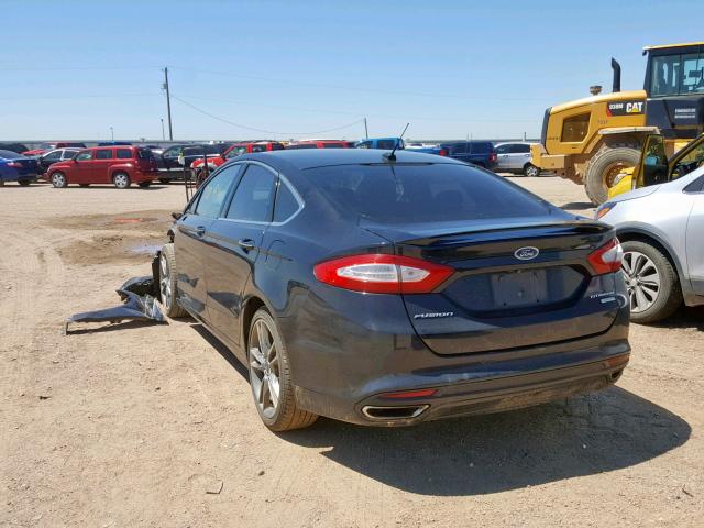 3FA6P0K90DR132799 - 2013 FORD FUSION TIT BLACK photo 3