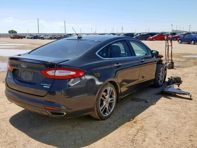 3FA6P0K90DR132799 - 2013 FORD FUSION TIT BLACK photo 4